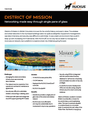 RUCKUS District Of Mission Case Study