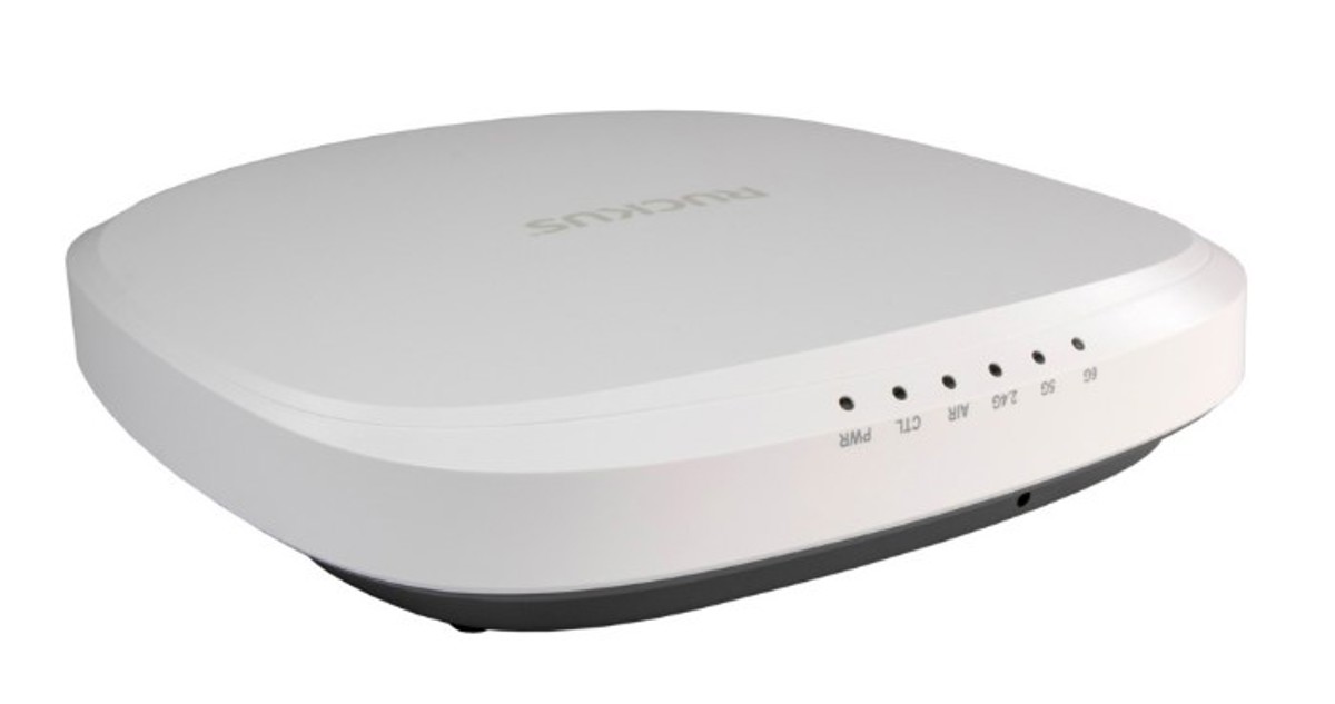 The RUCKUS R560 Wi Fi 6E Access Point