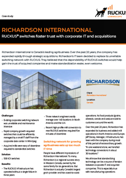 RUCKUS Richardson International Case Study