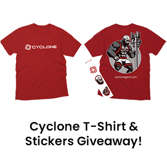 Cyclone T-Shirts and Stickers Giveaway
